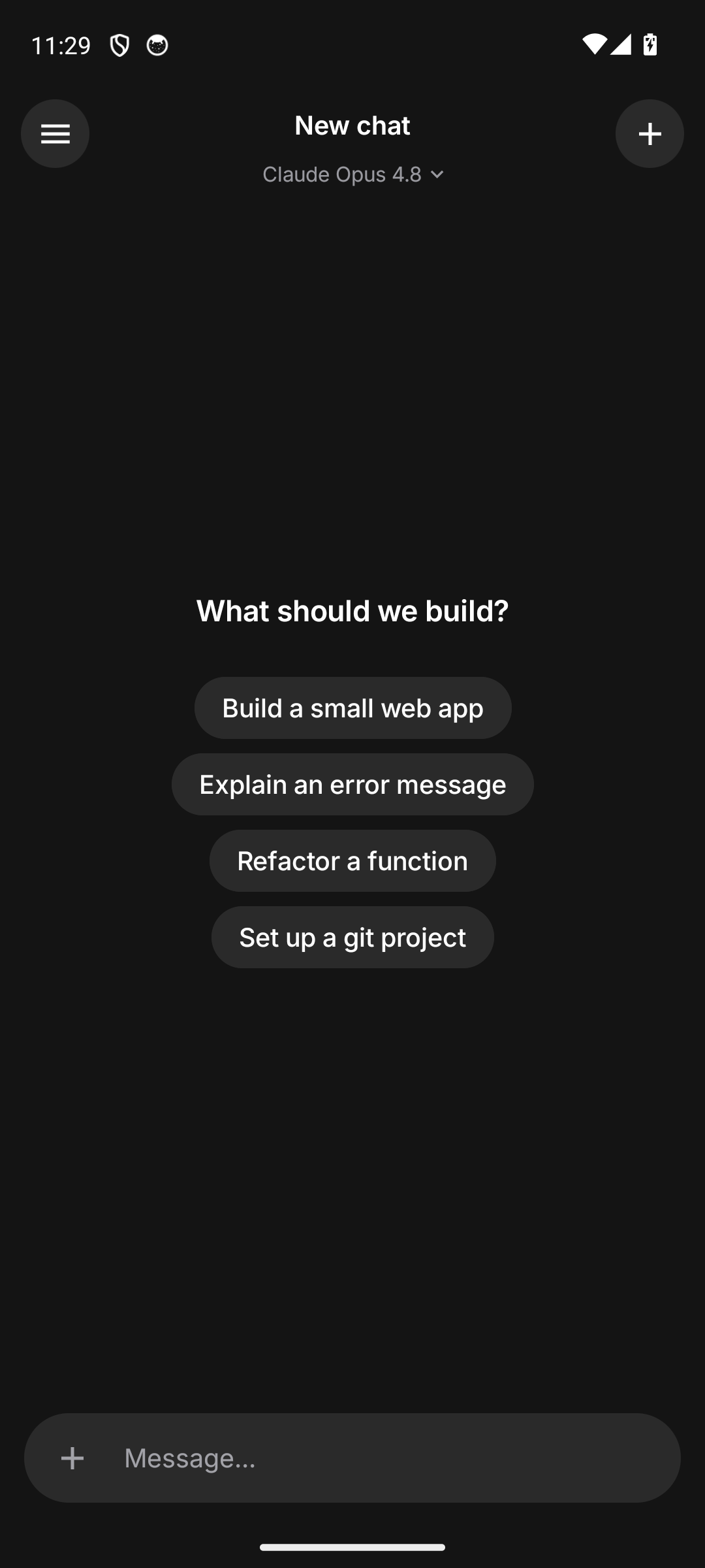 PhoneCode main screen